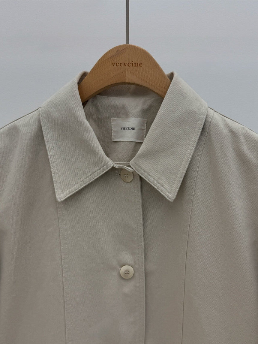 Glebe cotton bomber jacket-2col