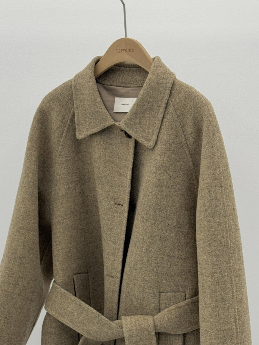 Serin shetland hadmade coat-2col