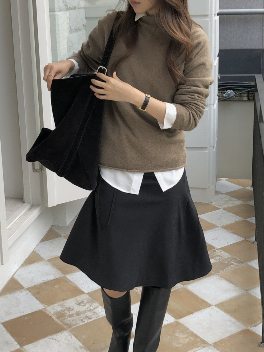 Lanoa cashmere wholegarment knit-4col