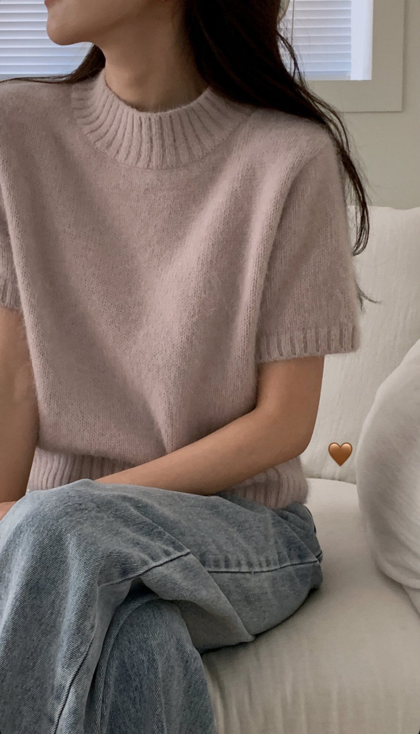 Angora half knit-4col