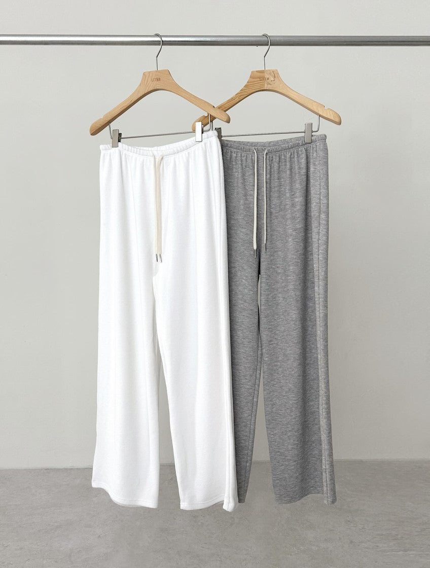 liter lounge air staight pants-3col