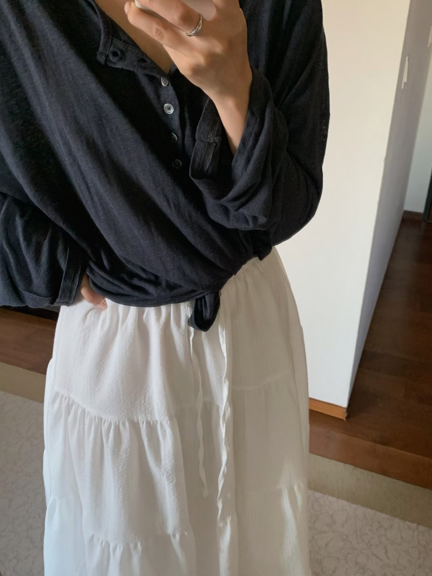 liter ocean linen boxy T-2col