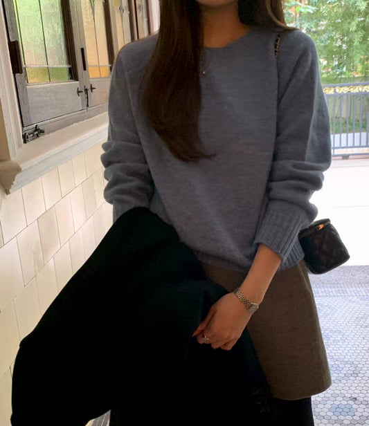 Ounce heather shirtland wool knit-4col