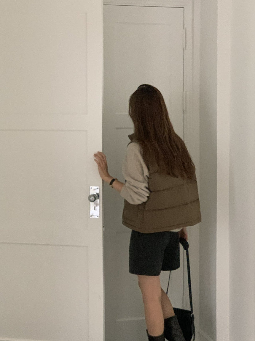 Bloom duckdown vest-3col