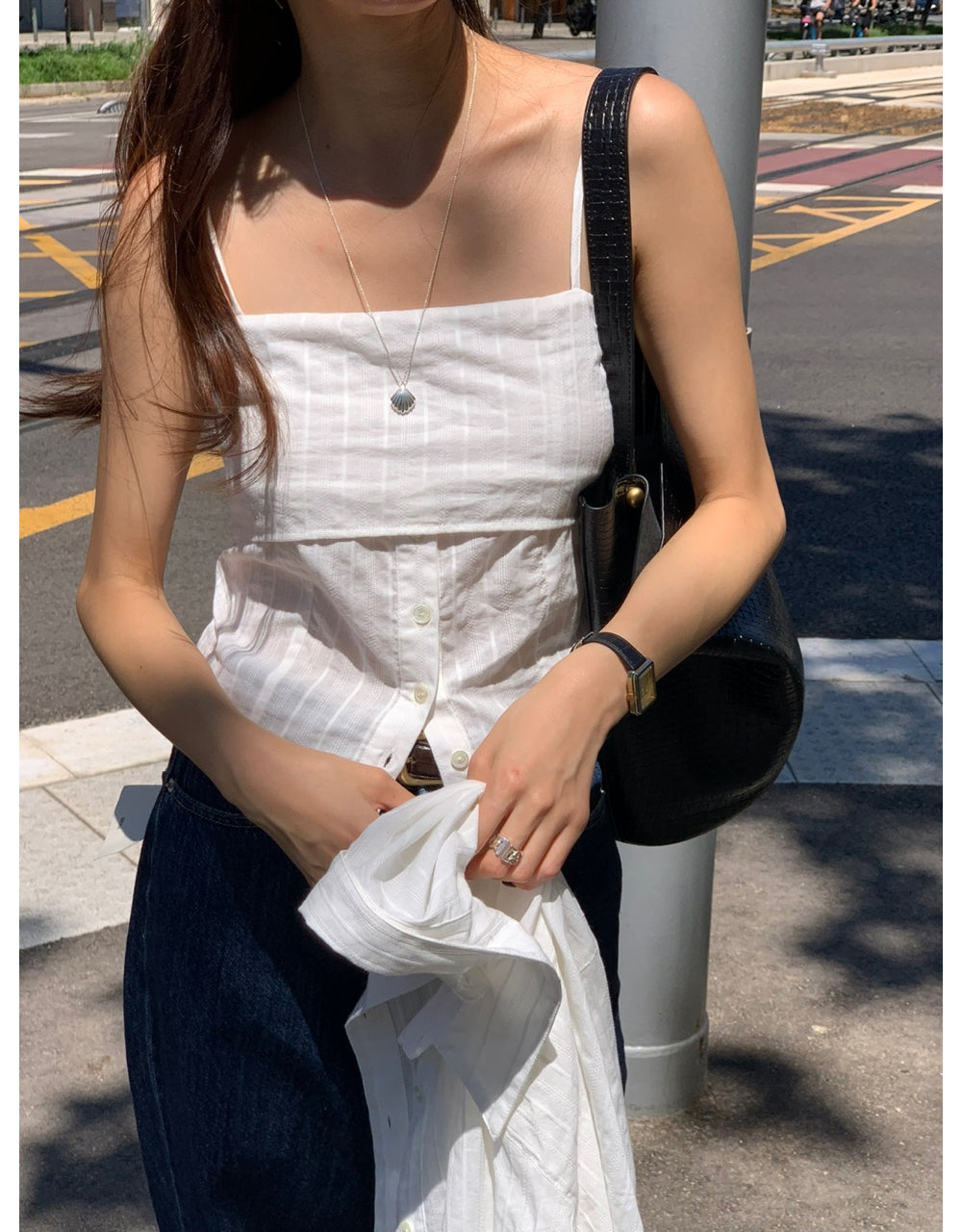 Haven sleeveless&blouse set