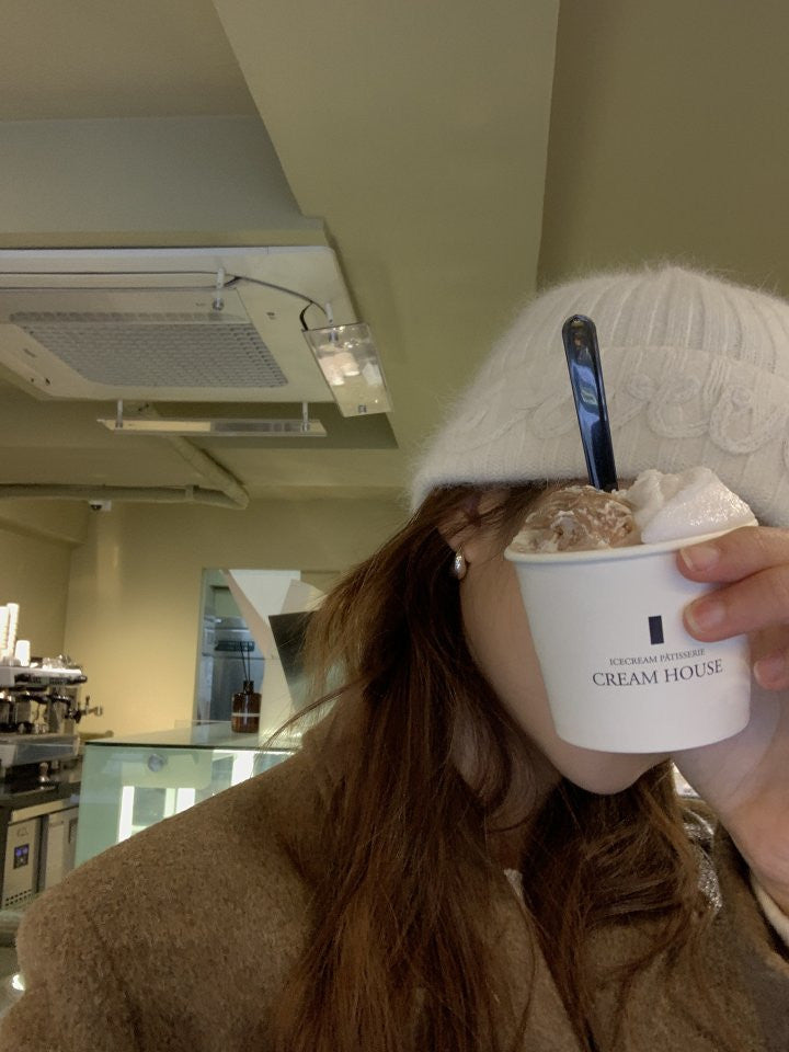 Nordic angora beanie-2col