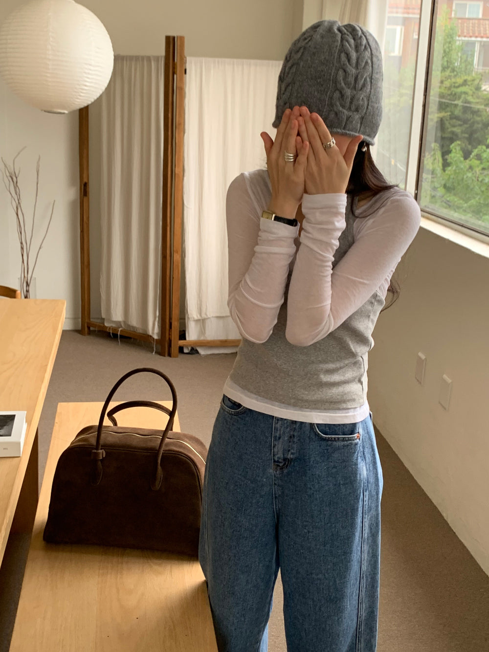 Halter layered set T-4col