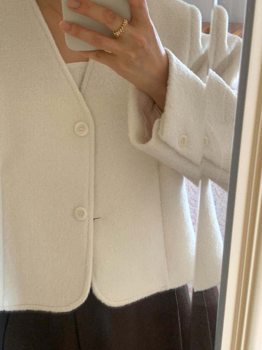 liter gloria wool jacket-2col