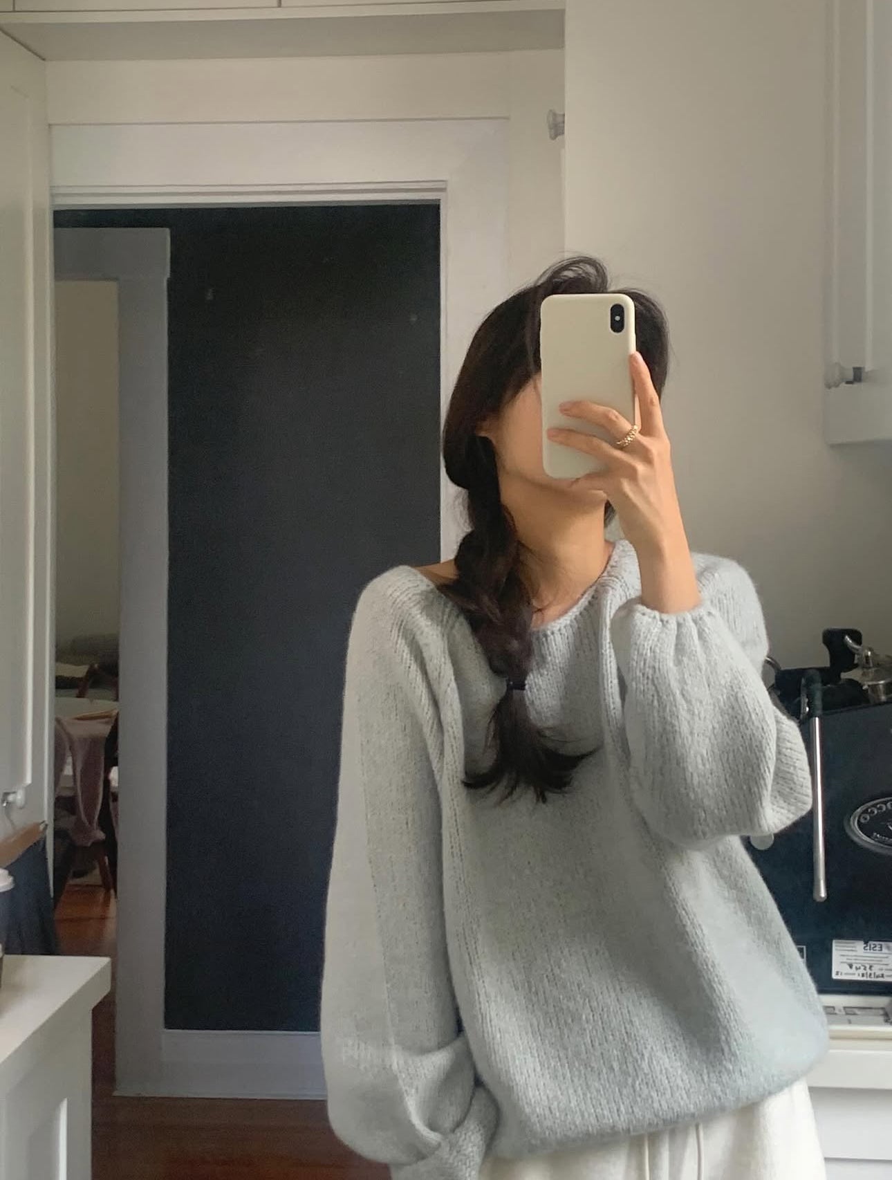liter heary alpaca knit-3col