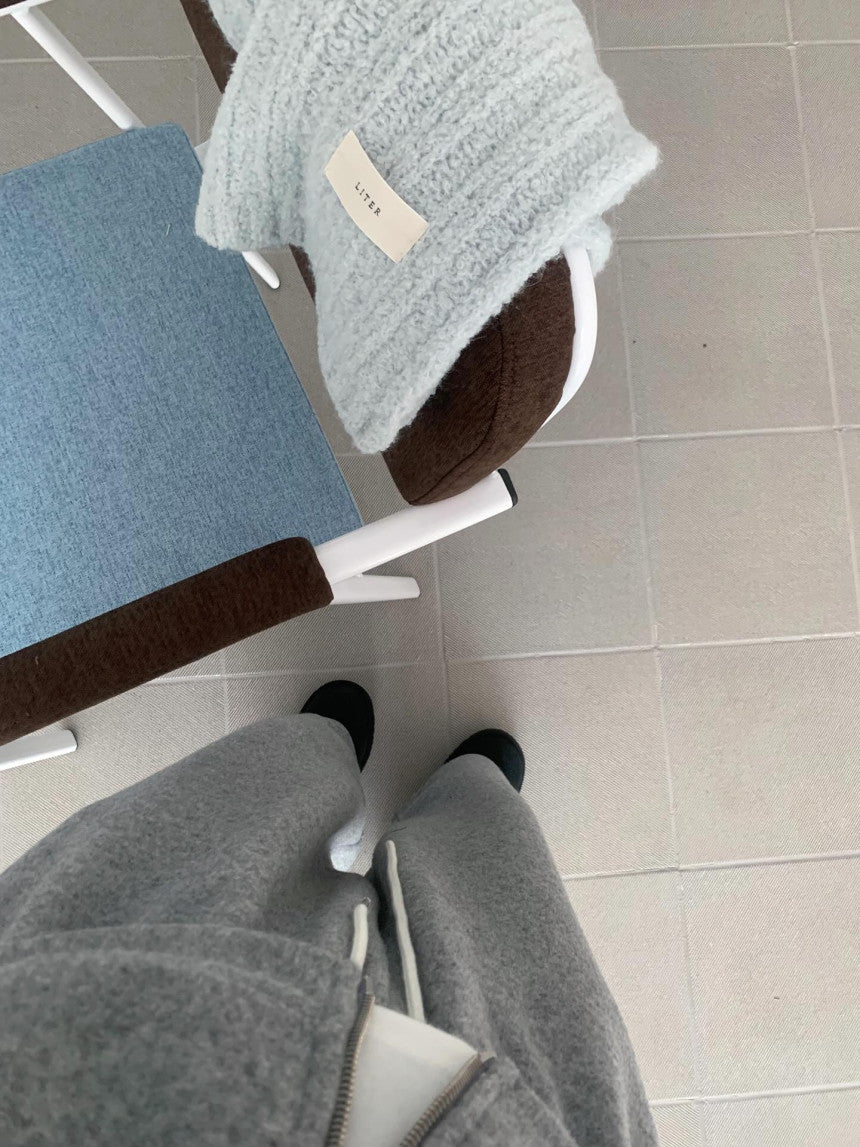 liter pony wool sweat pants-2col