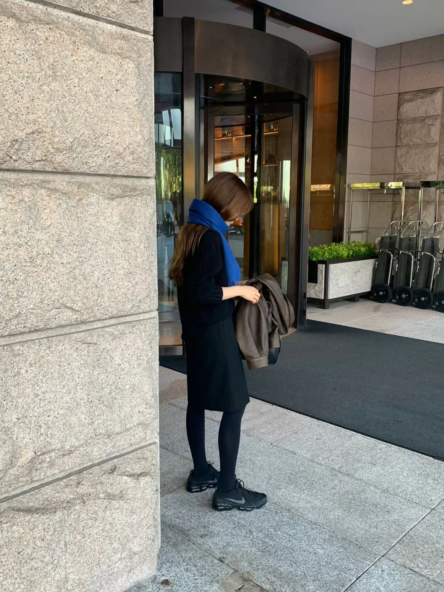 Ounce asto wool midi skirt-3col