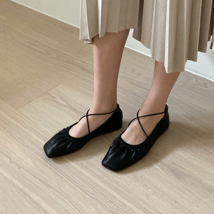 soft shirring flat