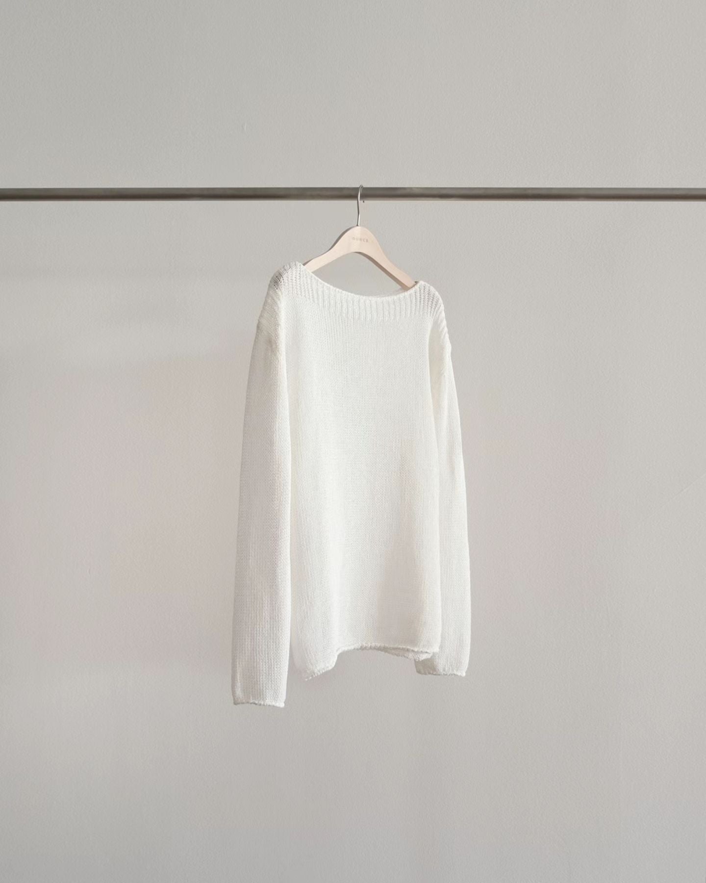 Ounce loose boat neck knit