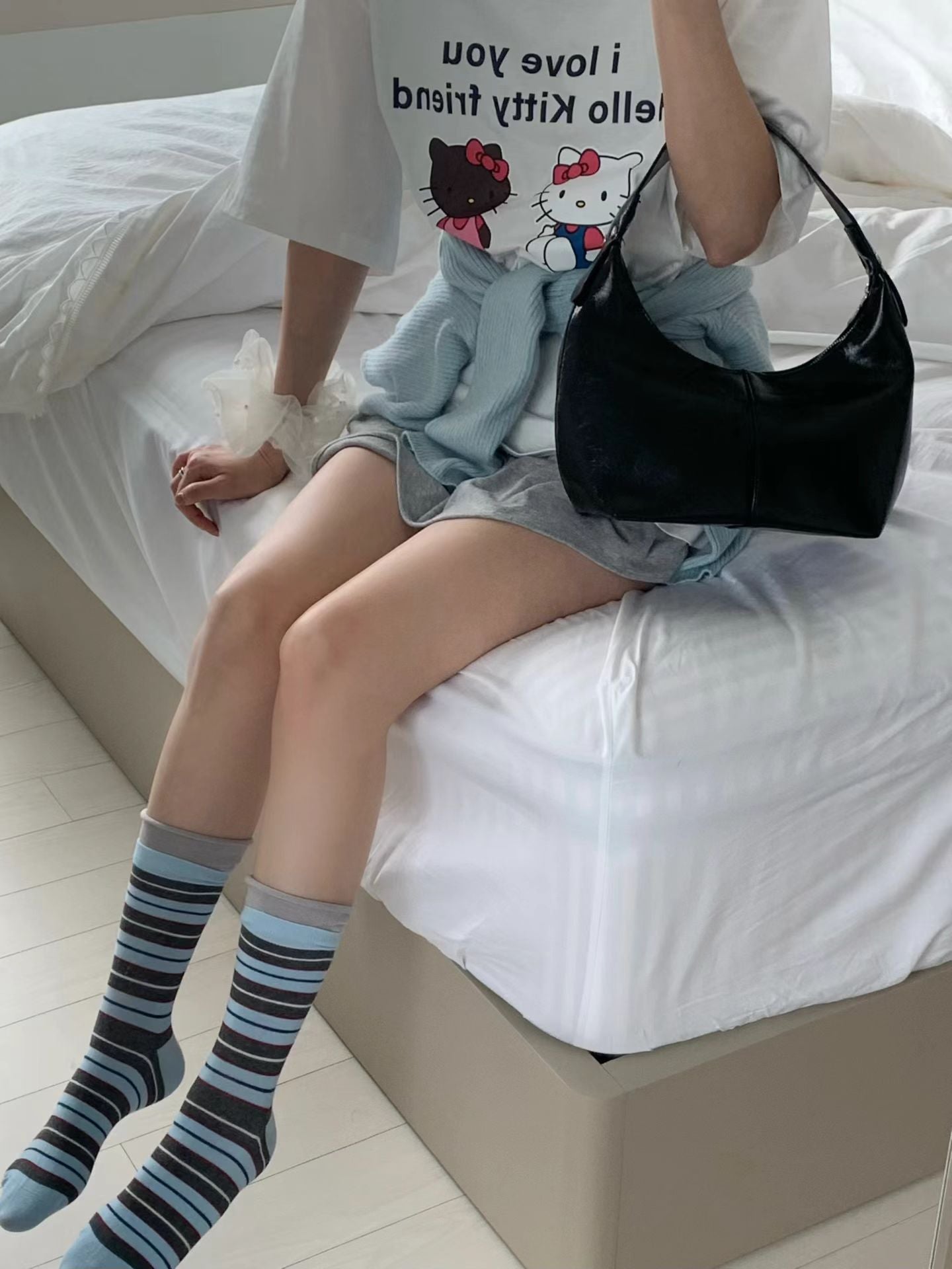 layered s.t socks