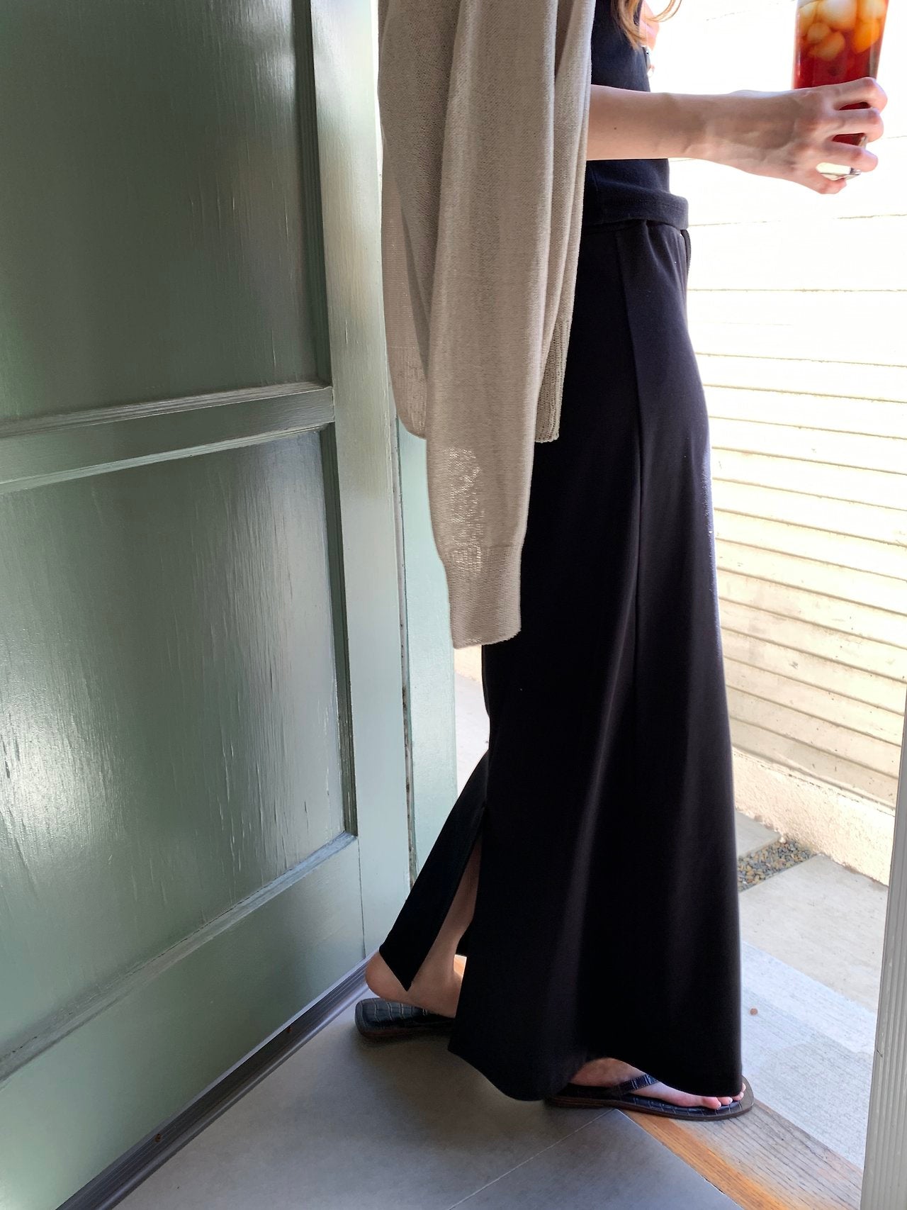 cream即納 Vera summer V-neck cardigan-2col