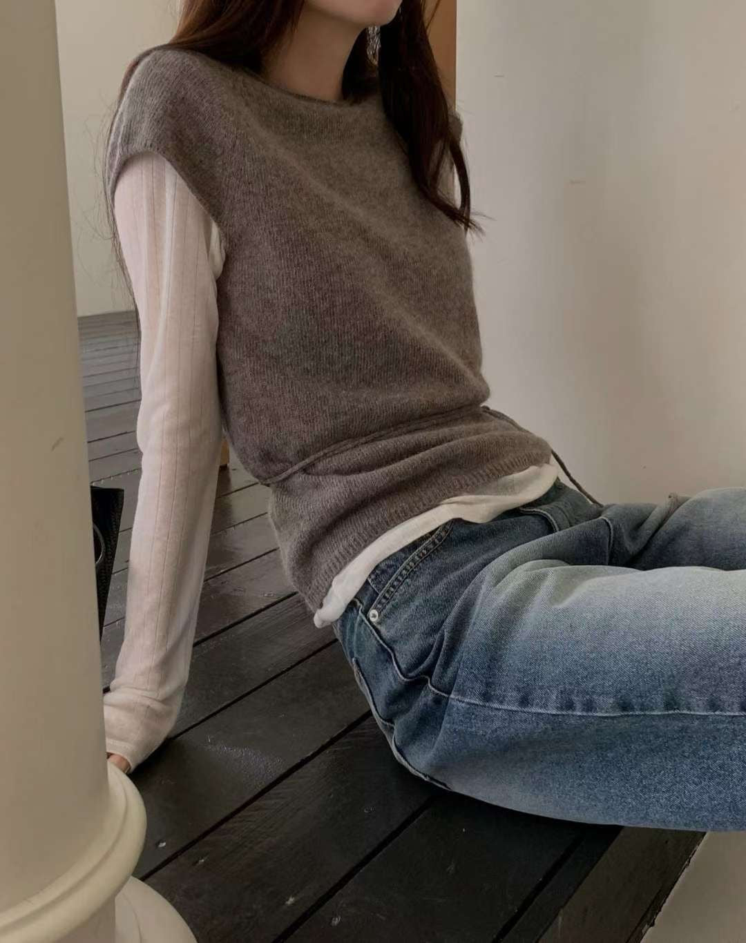 Fox belt knit-3col