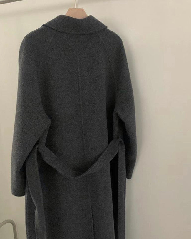 Hidden handmade coat-4col