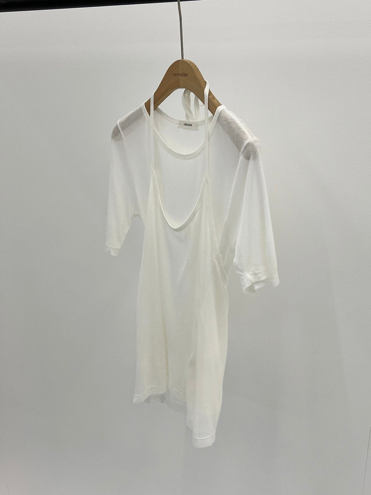 Nuel layered sleeveless&sleeve T set-3col