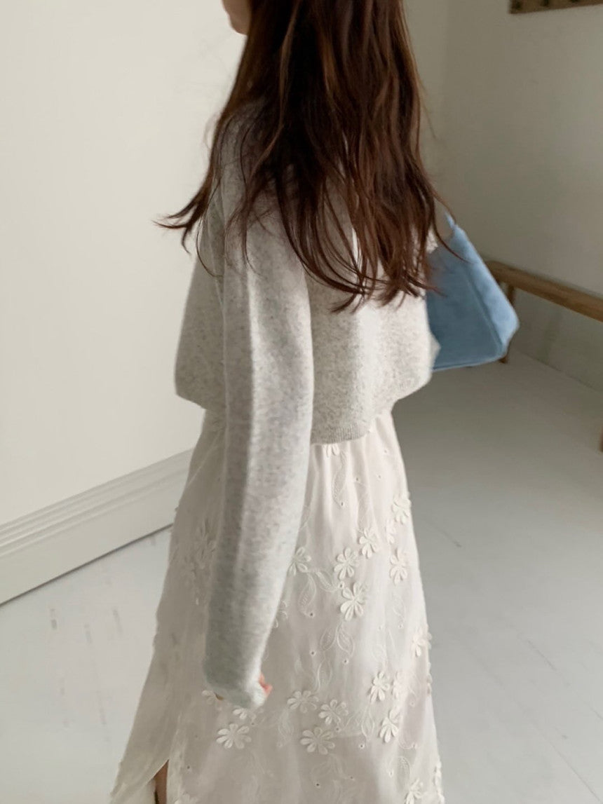 Ile flower banding skirt