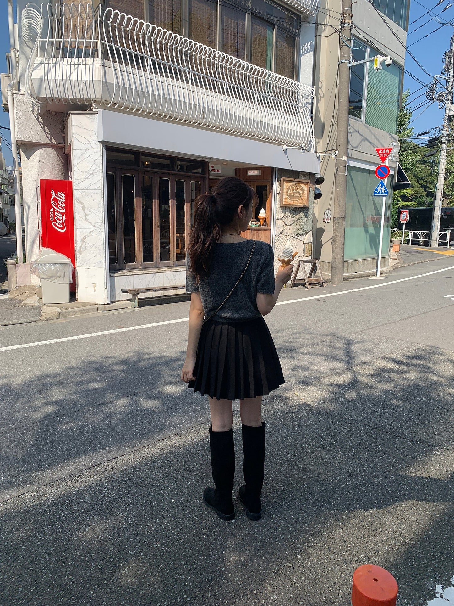 classic wool skirt-3col