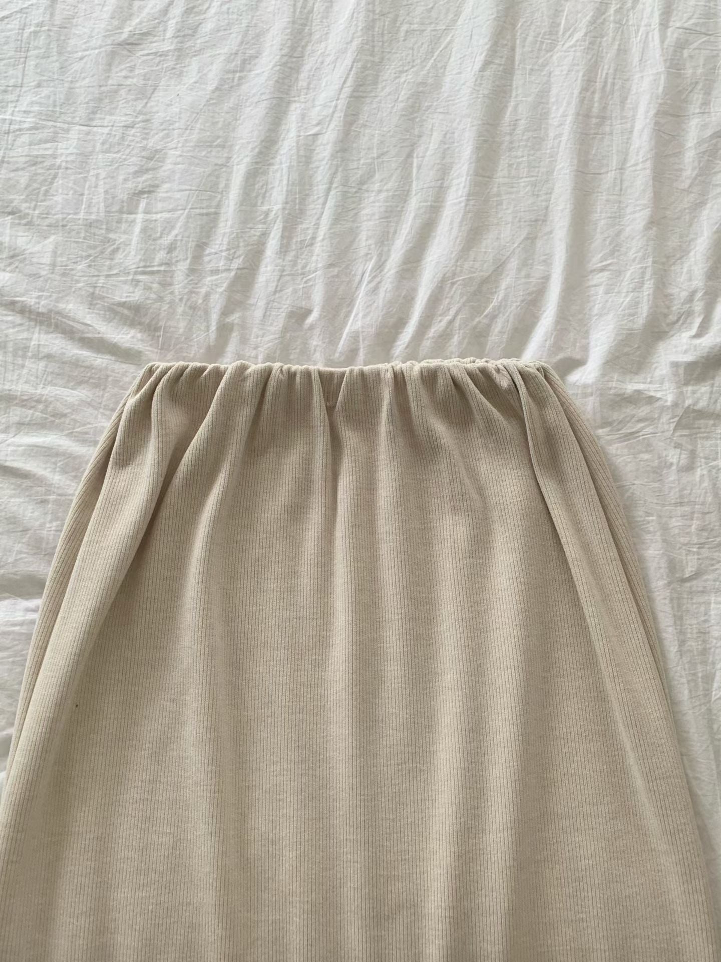 pound gimo long skirt-4col