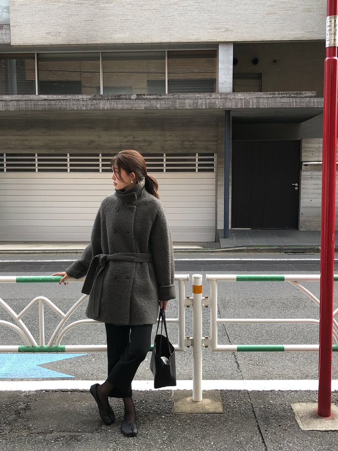 colette boucle handmade coat-2col
