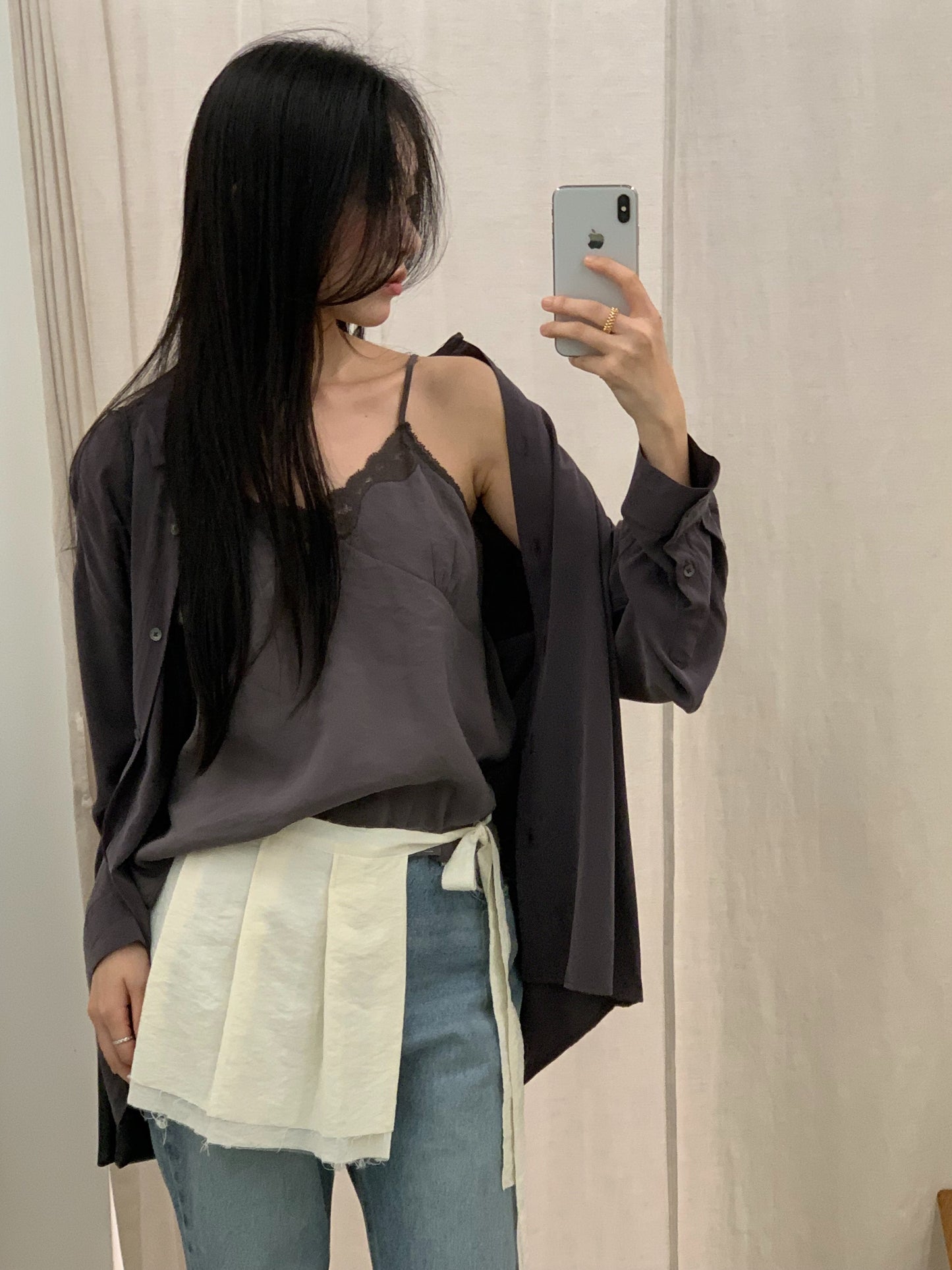agne apron skirt-2col