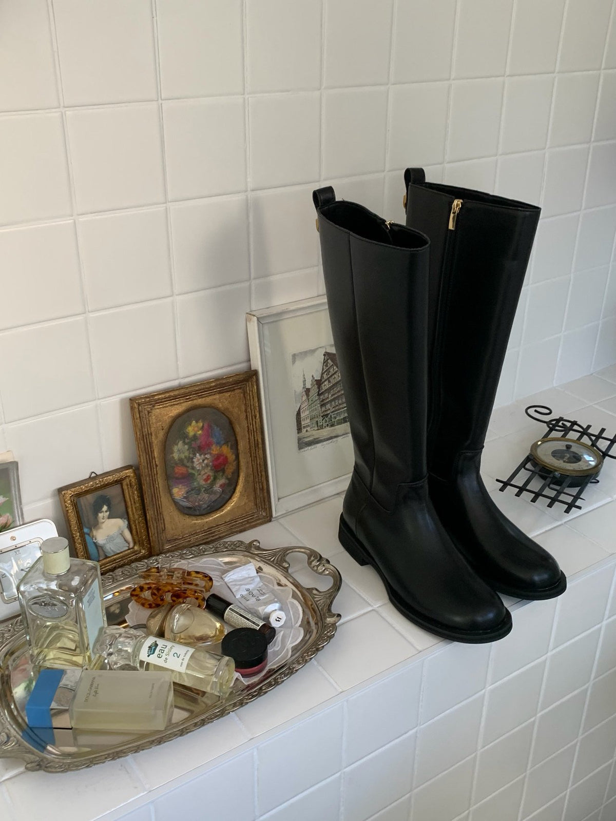 classic d-ring long boots