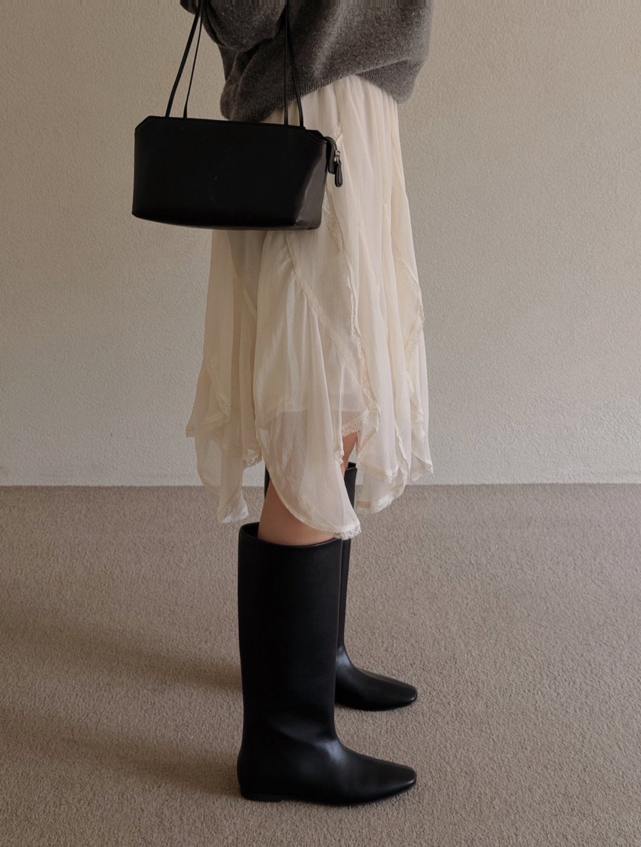 hidden wedge boots.
