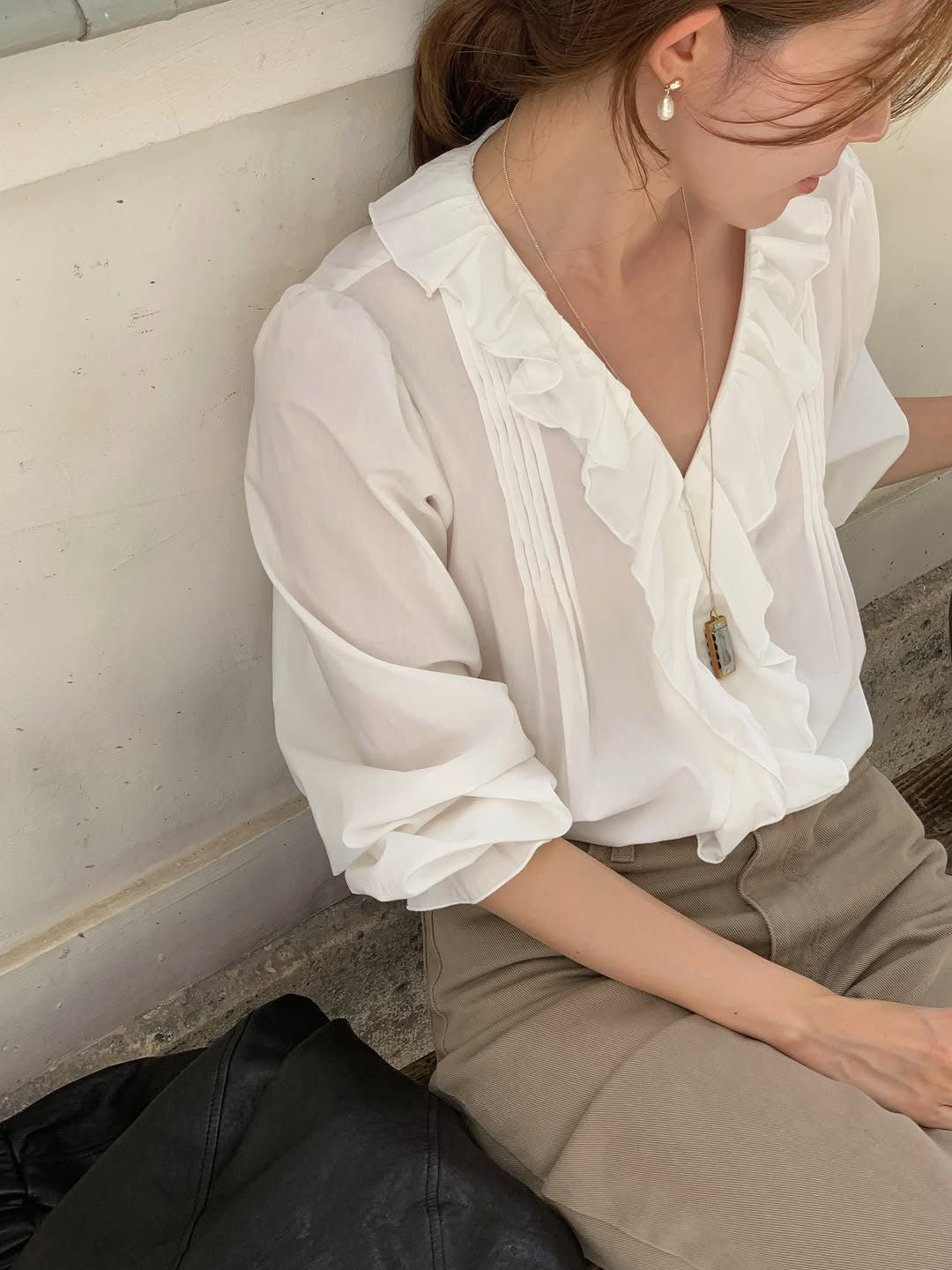 Margo ruffle blouse