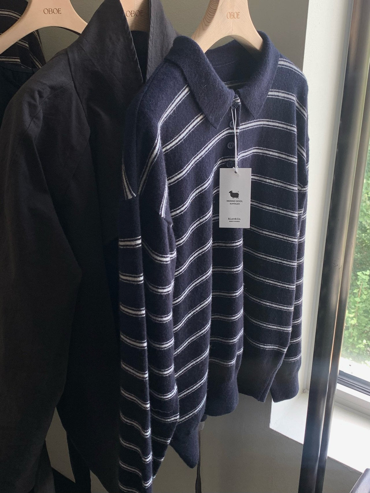 urban stripe knit-3col