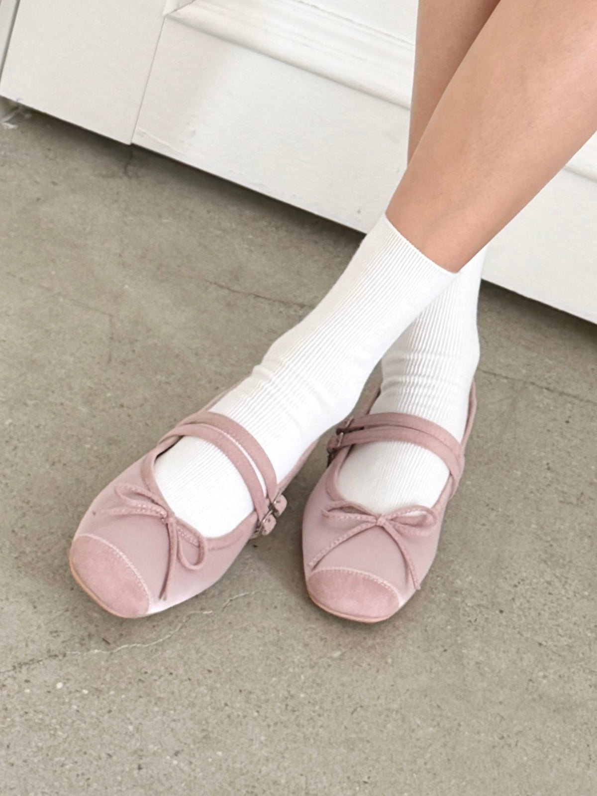 Molded double-strap Mary Jane