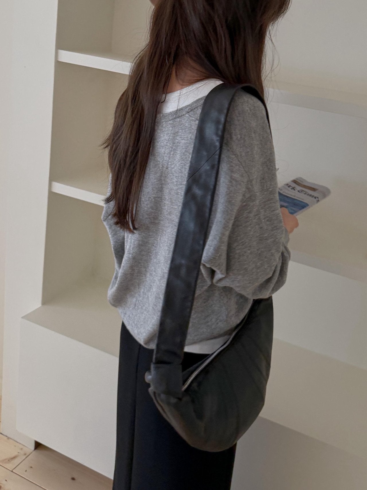 low neck knit-3col