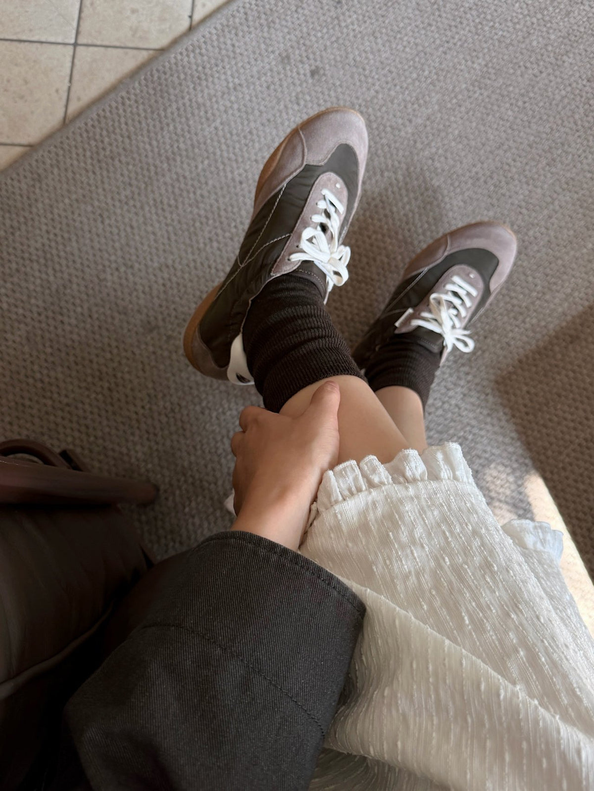cloud suede sneakers-2col