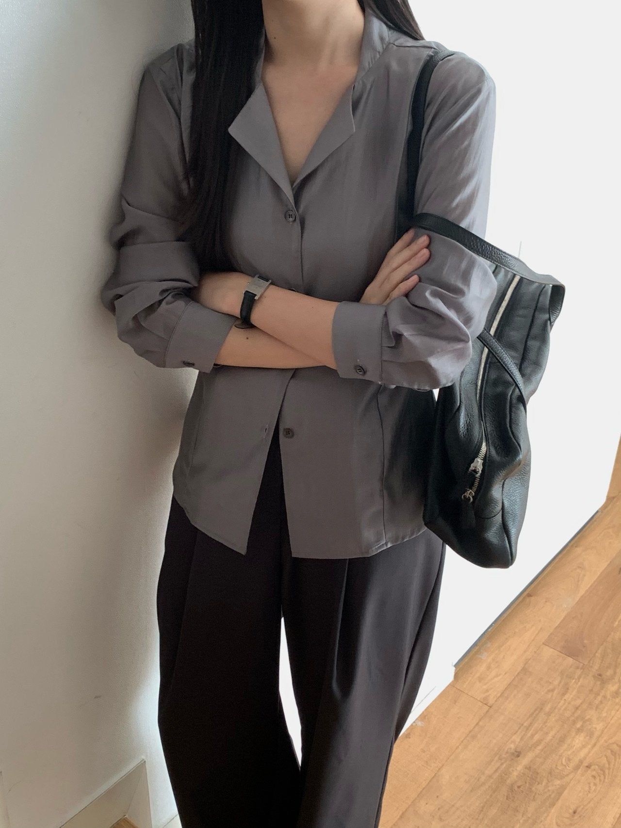Dear collar blouse-3col