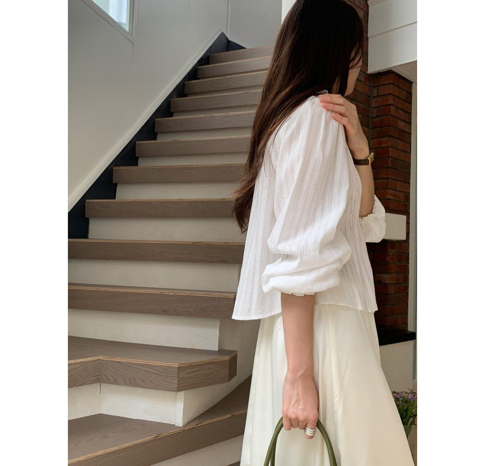 Moai Blouse-2col
