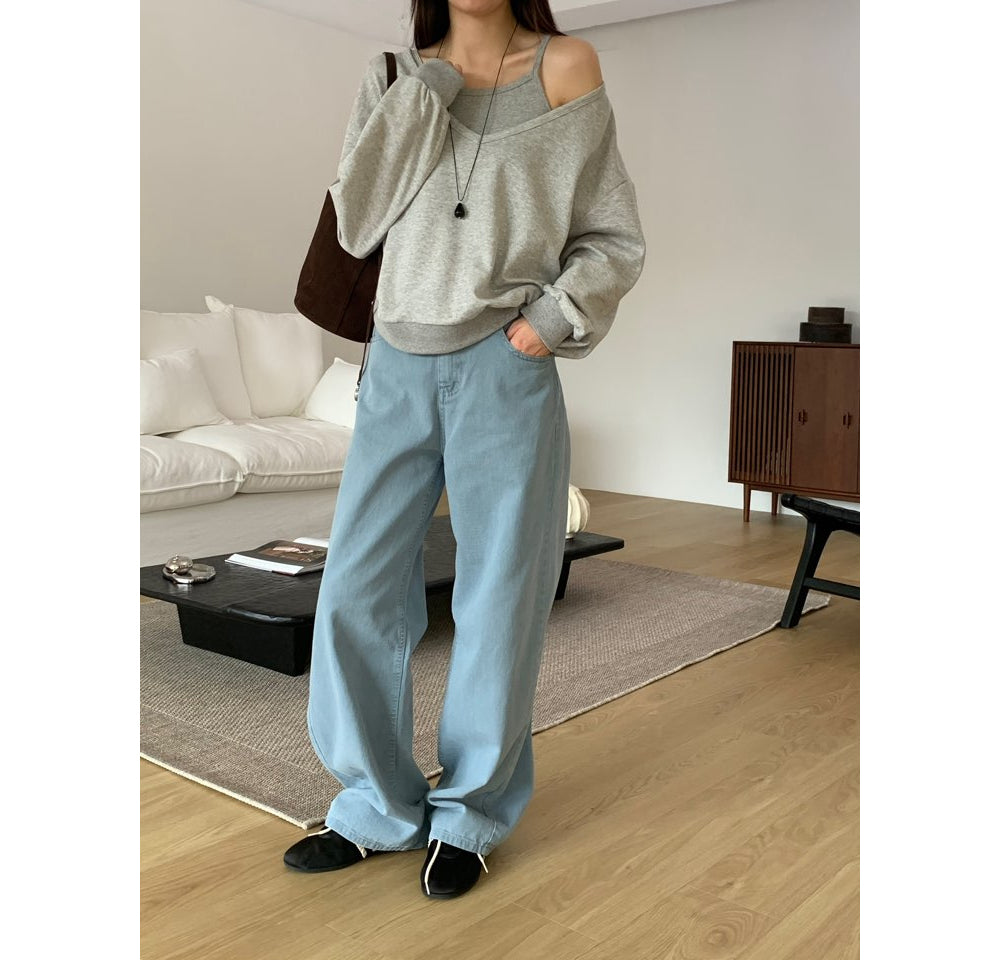 Preto Sweatshirt Set-4col