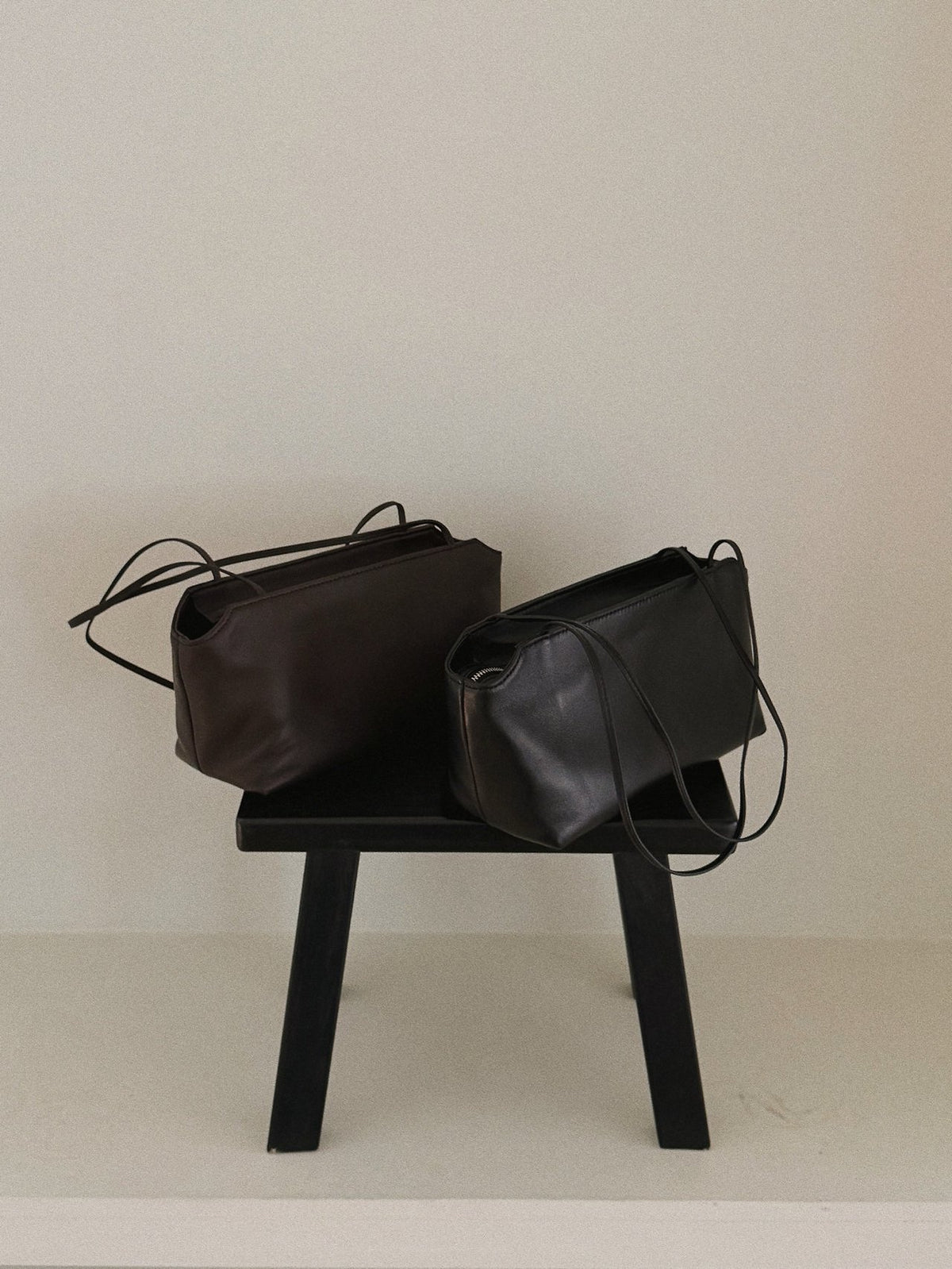 Lambskin shoulder bag