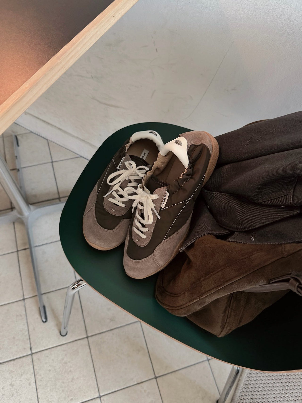cloud suede sneakers-2col