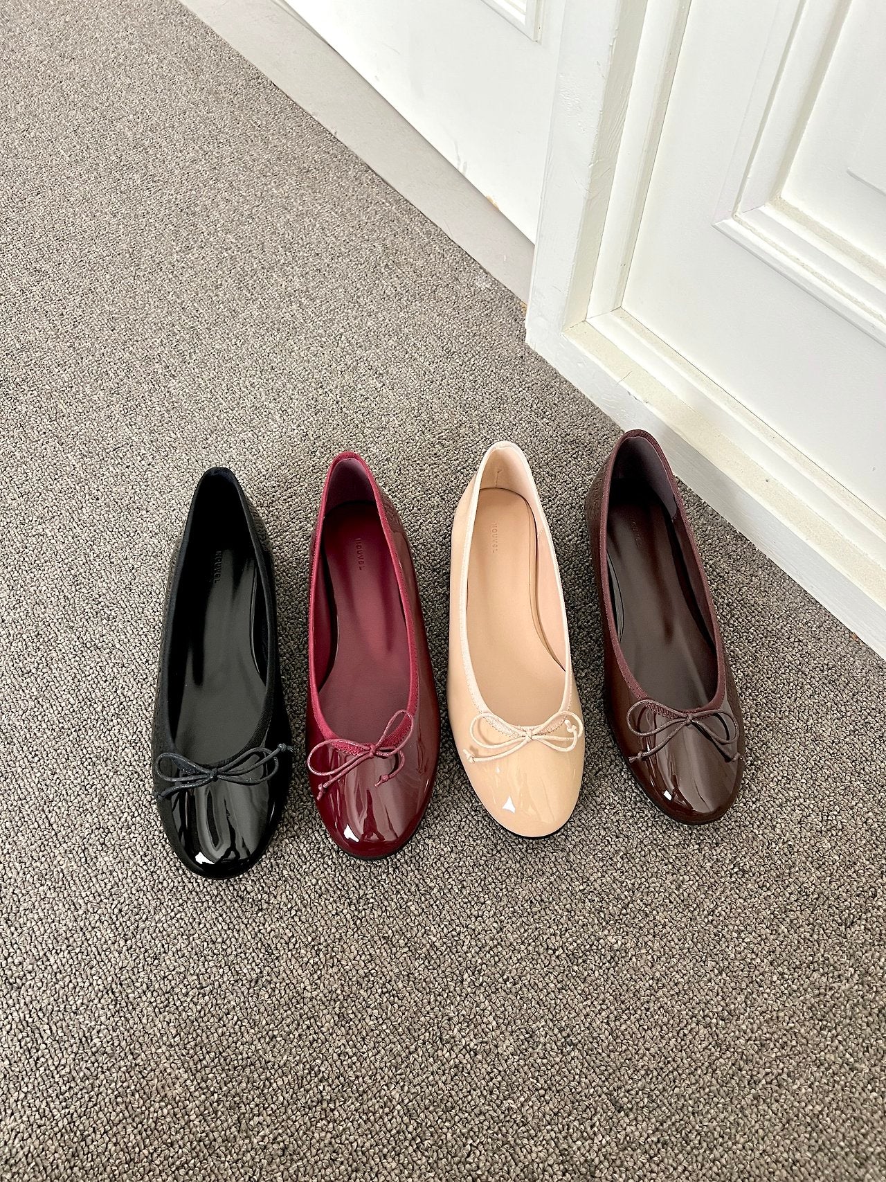 Enamel ribbon flats