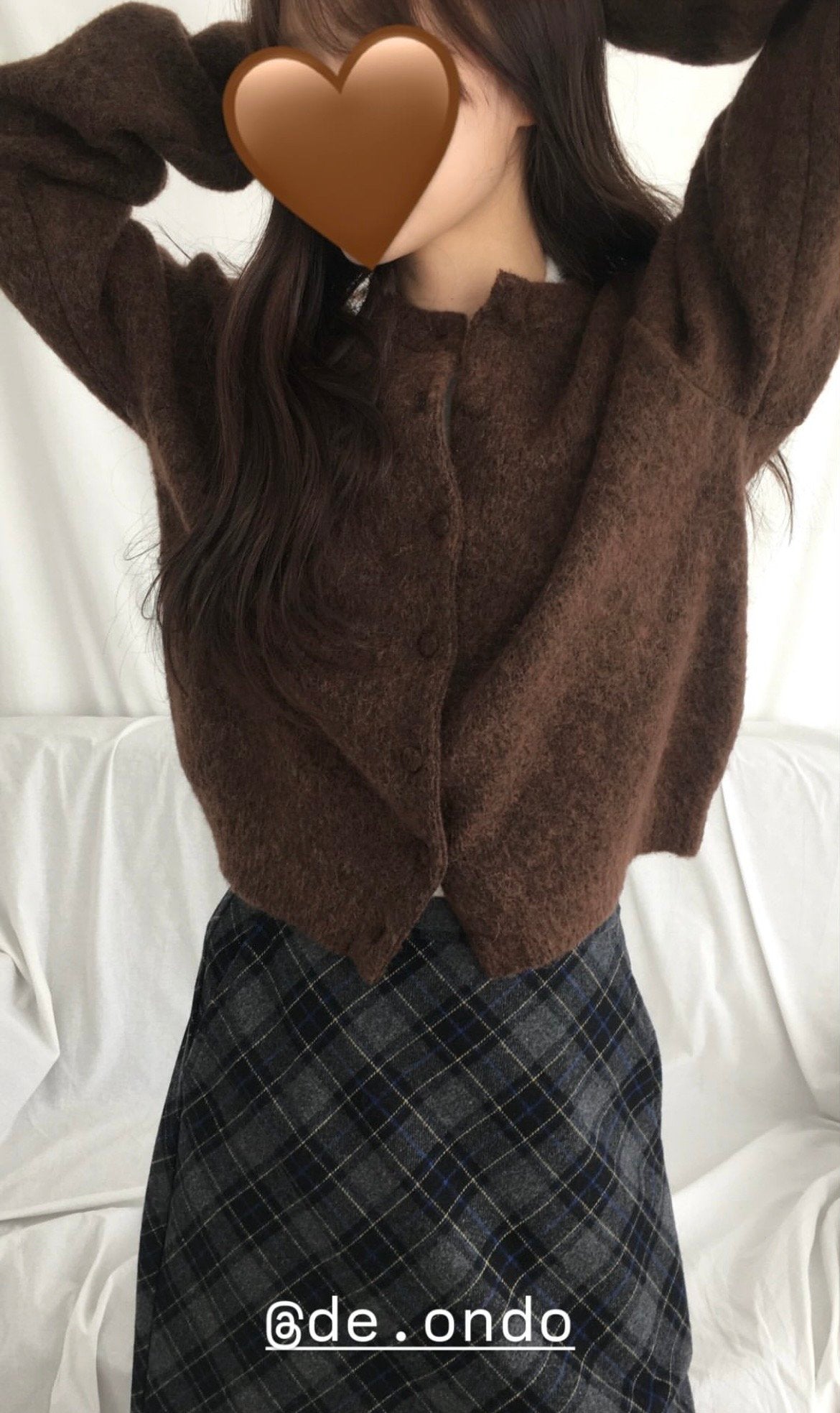 deondo Mohair Brush Cardigan-3col