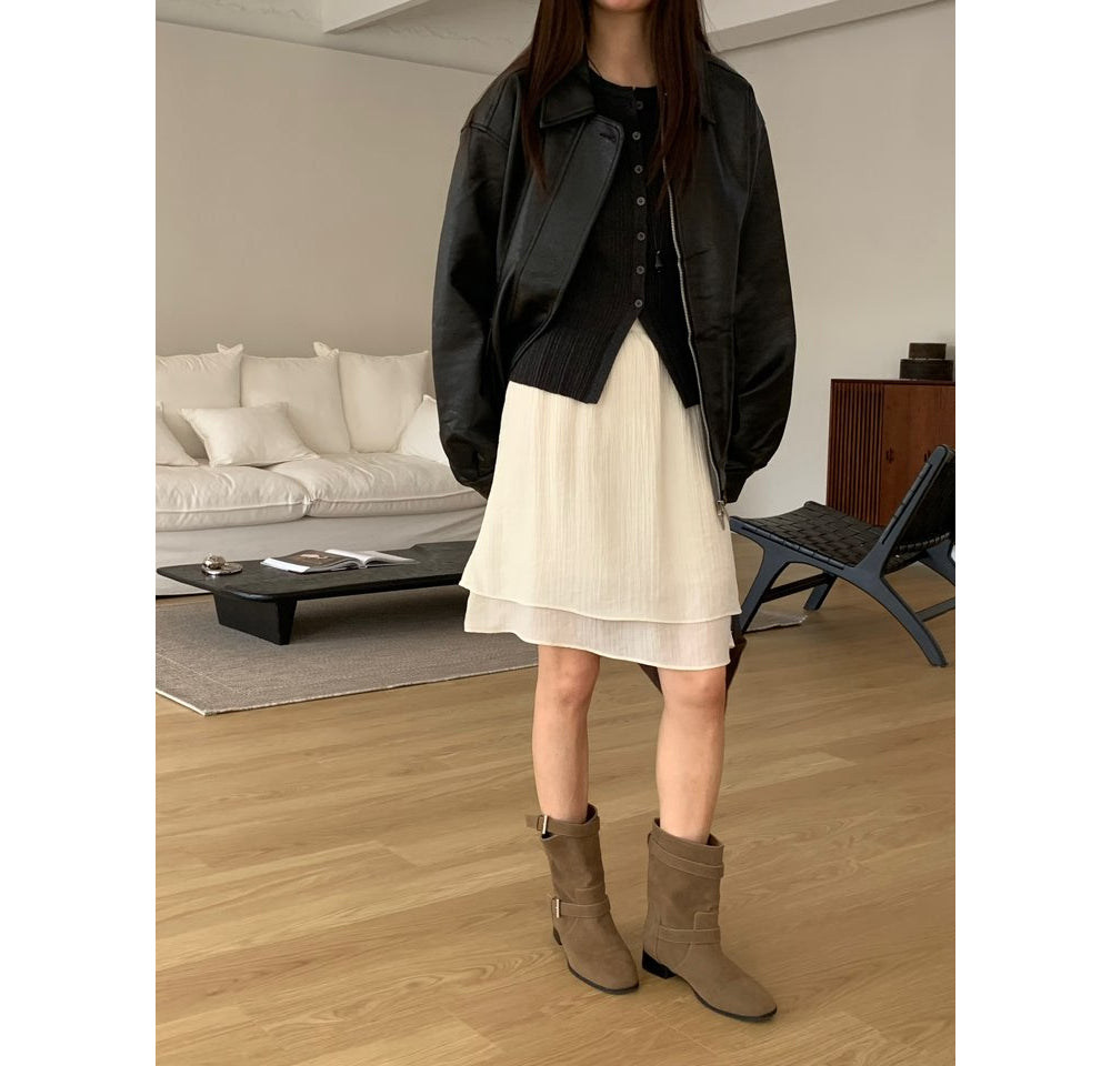 Yuzu skirt-2col