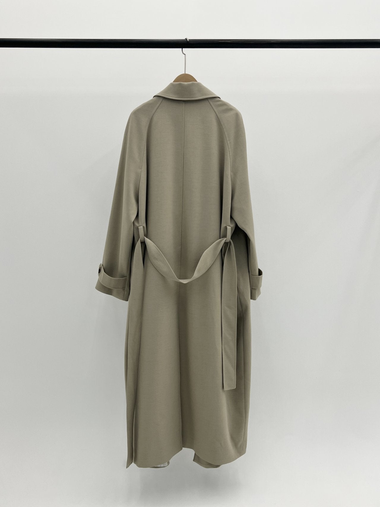 mare stripe-lining trench coat-2col