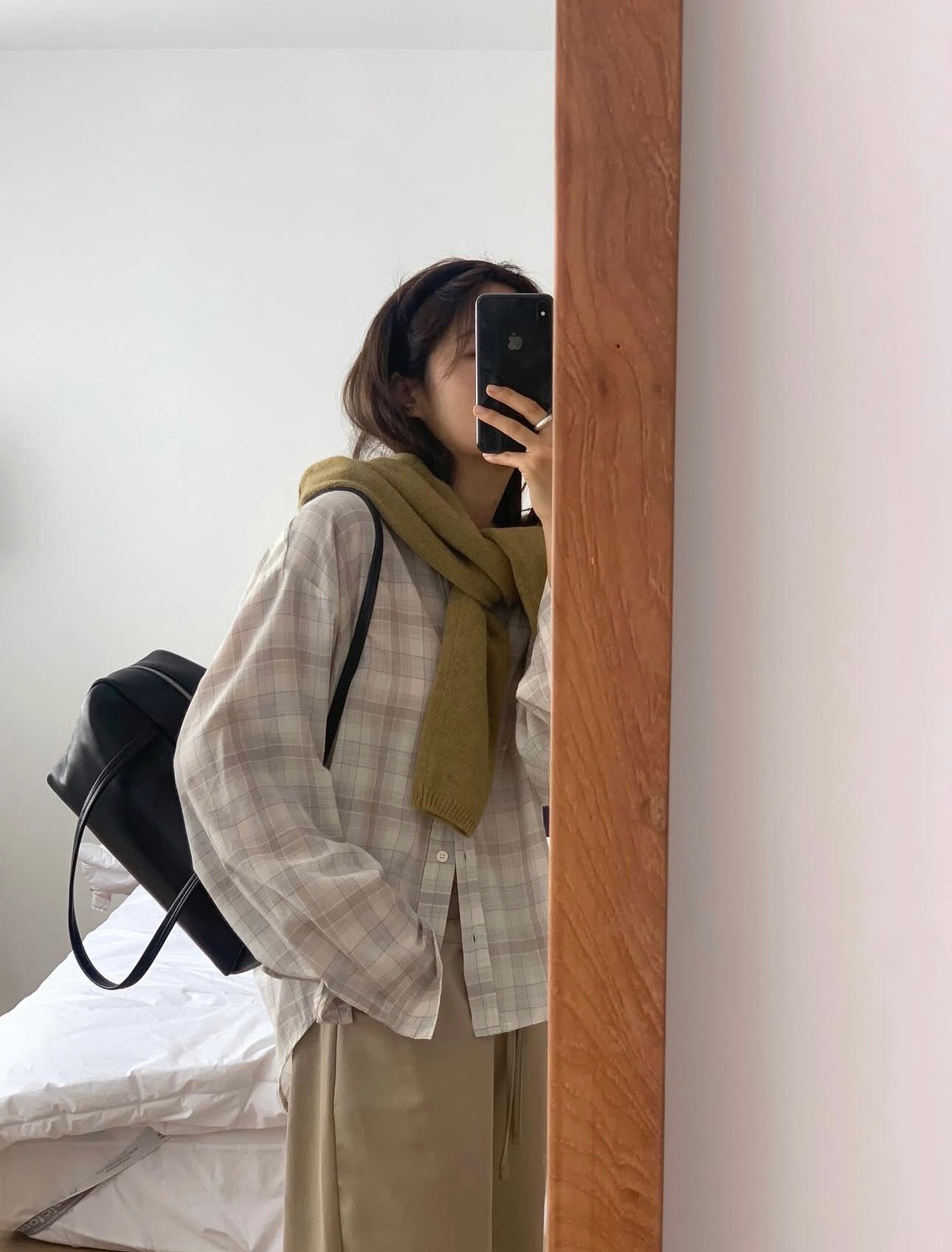 liter bruni check shirt