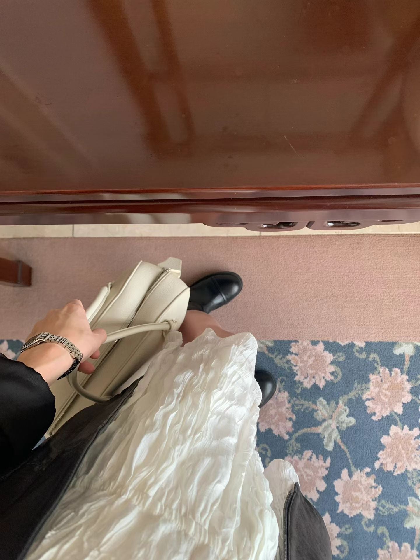 ivory即納 Ounce eilie string onepiece-2col