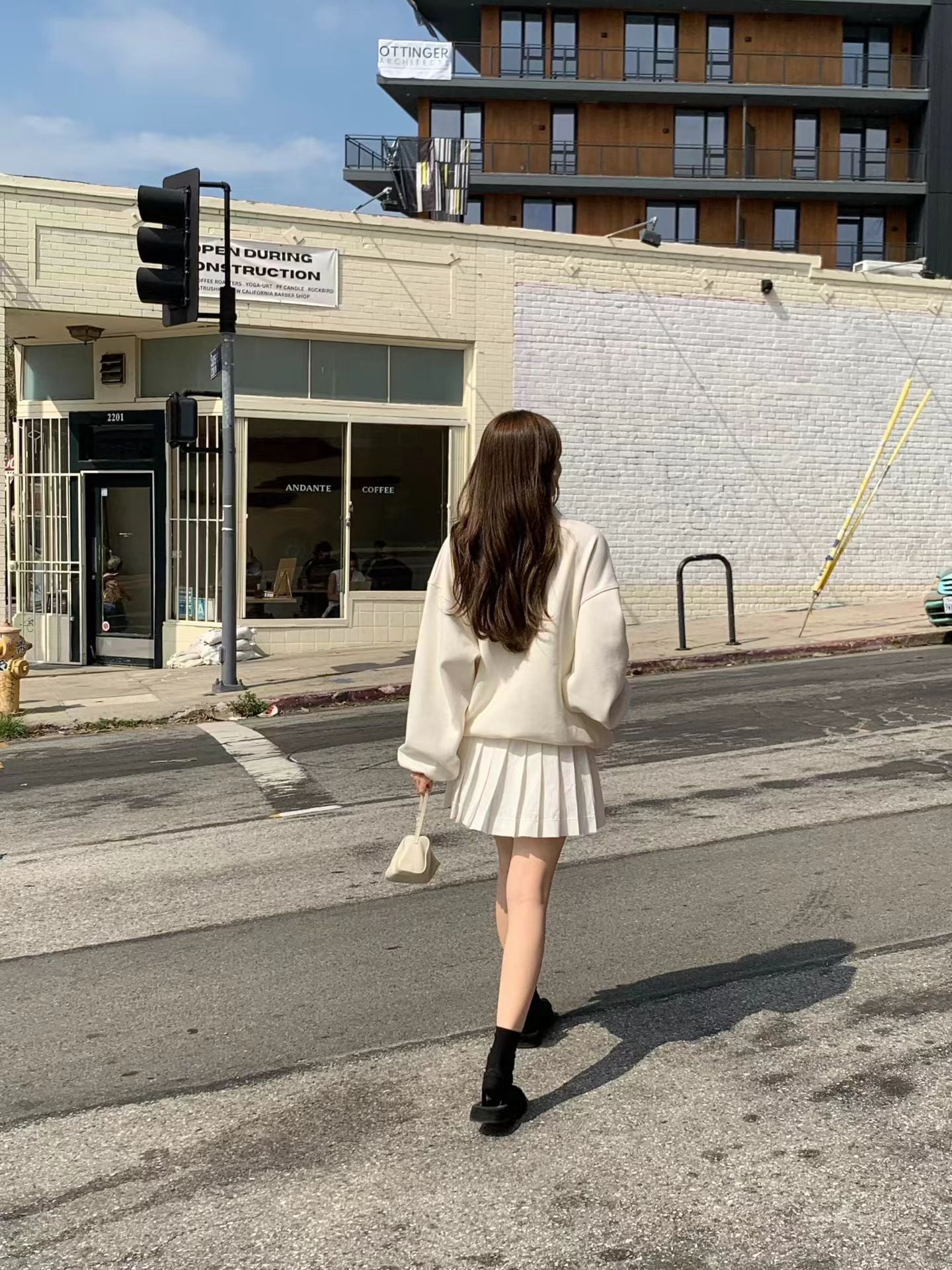 Ounce mini pleats skirt