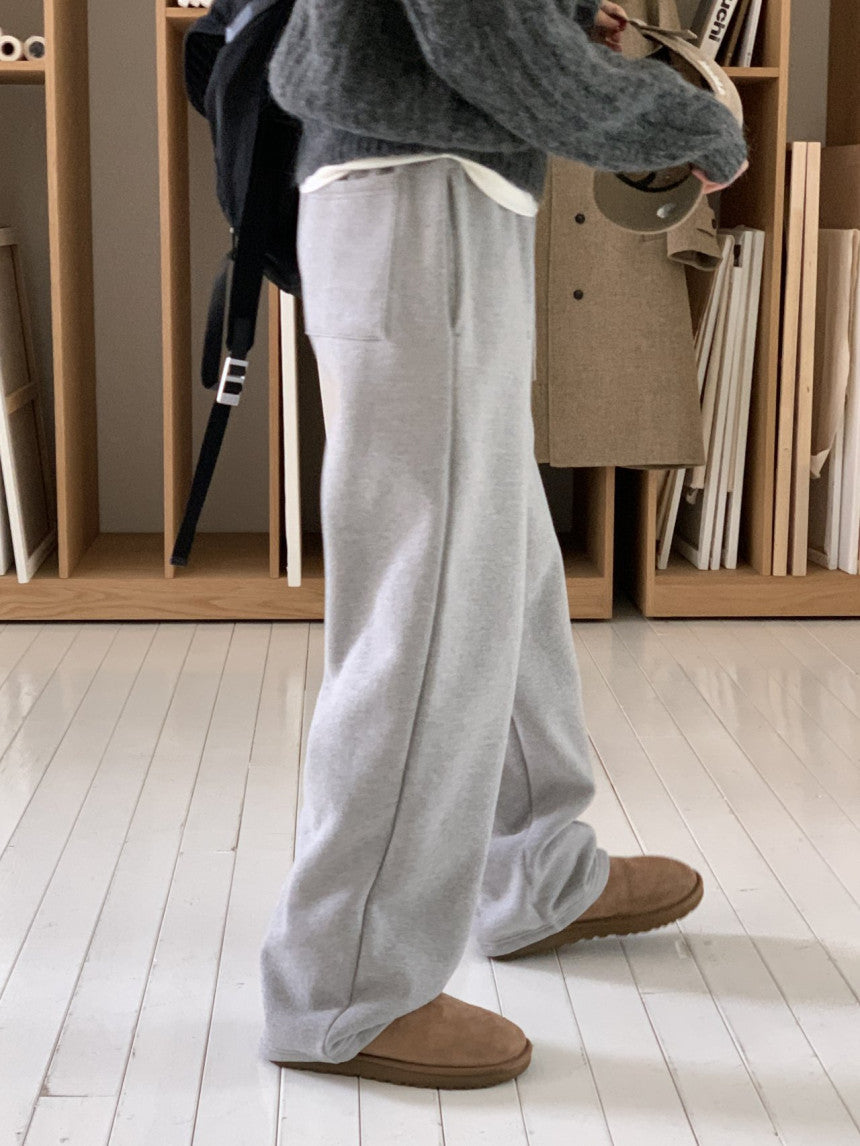 Soft string gimo training pants-4col