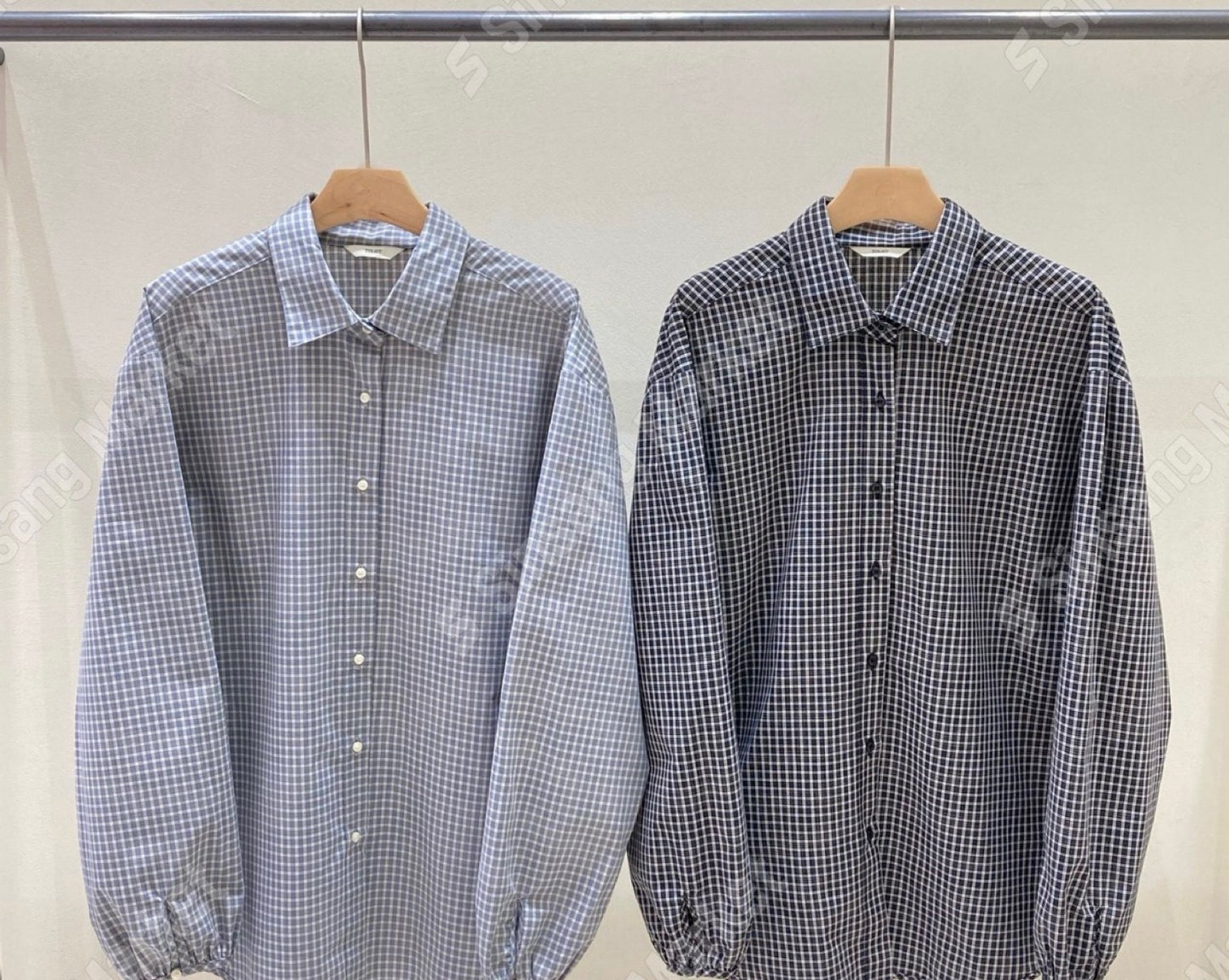 Lowdon check shirt-2col