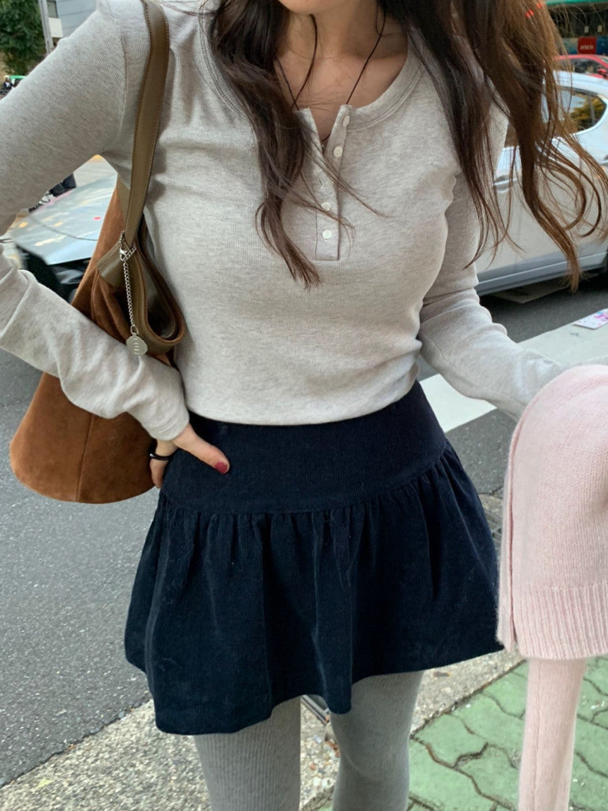 button winter T-4col