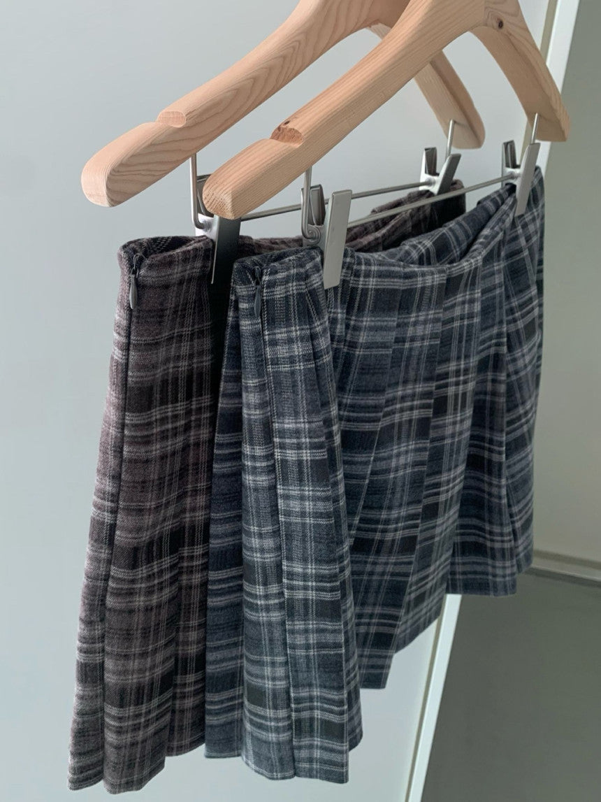 Check alo skirt-2col